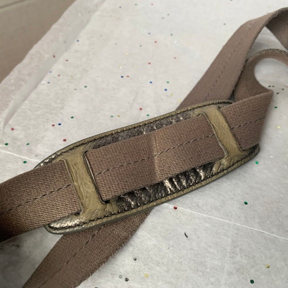 Vintage Coach Beige Gray Silver Signature C1175-43976 Small Logo Crossbody Purse - Picture 9 of 16